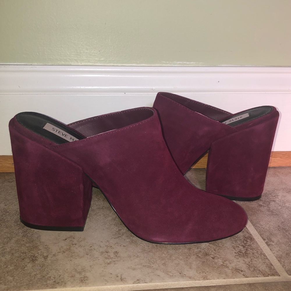 STEVE MADDEN MULES HEELS